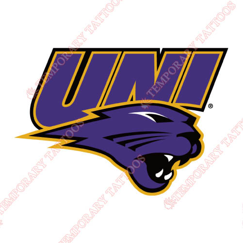 Northern Iowa Panthers Customize Temporary Tattoos Stickers NO.5671